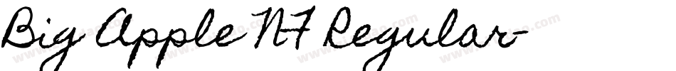 Big Apple NF Regular字体转换